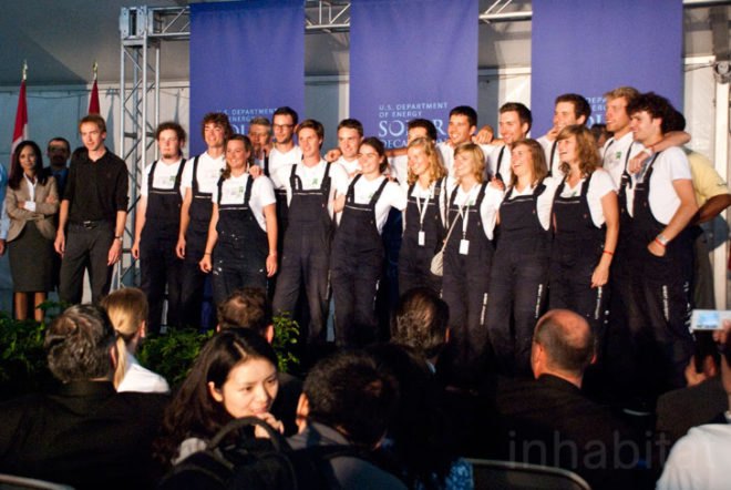 Solar Decathlon; green design; energy efficient; green building; recycled materials; eco design; self sufficient; self sustaining; renewable energy; Team Belgium; E-Cube; sustainable design