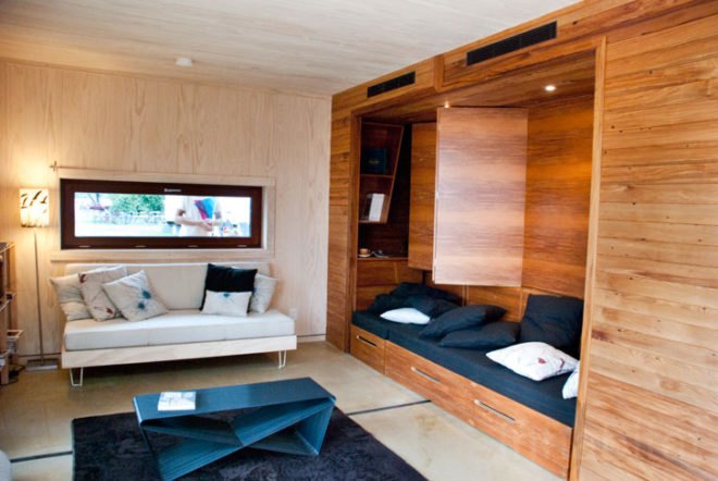 Kiwi Bach, New Zealand Solar Decathlon, Victoria University of Wellington, First Light House, First Light Home, solar decathlon NZ house, NZ solar decathlon, Solar Decathlon; green design; energy efficient; green building; recycled materials; eco design; self sufficient; self sustaining; renewable energy; New Zealand; First Light; native plants