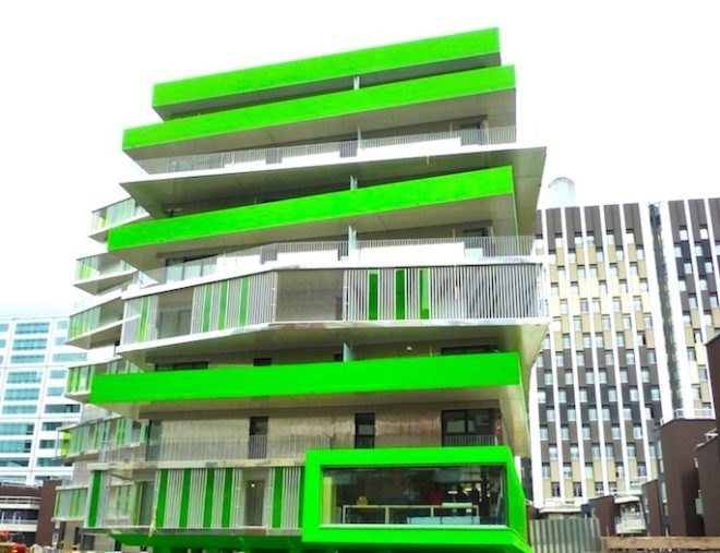 green building, council flats, hamonic+masson, paris, villiot rapper, france, daylighting, energy efficiency, paris climate plan, serpentine terraces, shade, green building, eco-design, sustainable design, green design