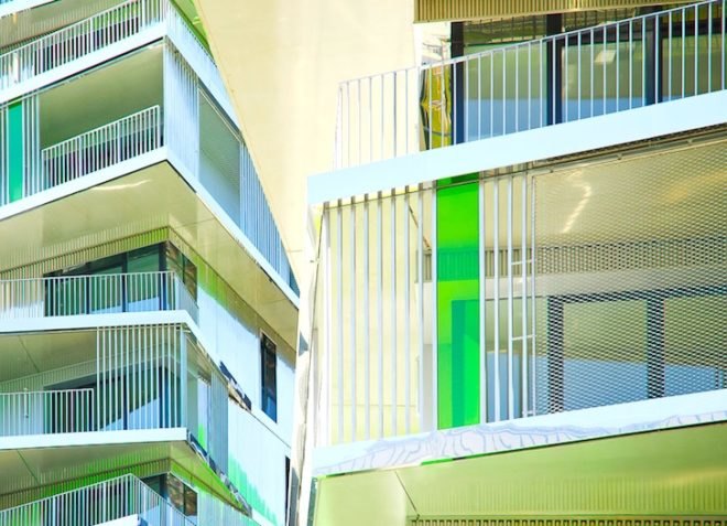 green building, council flats, hamonic+masson, paris, villiot rapper, france, daylighting, energy efficiency, paris climate plan, serpentine terraces, shade, green building, eco-design, sustainable design, green design