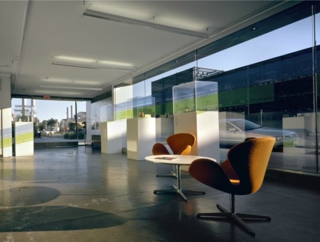 ACCD South Campus, Daly Genik, green renovation, pasadena, art school, daylighting, skylights, green roof