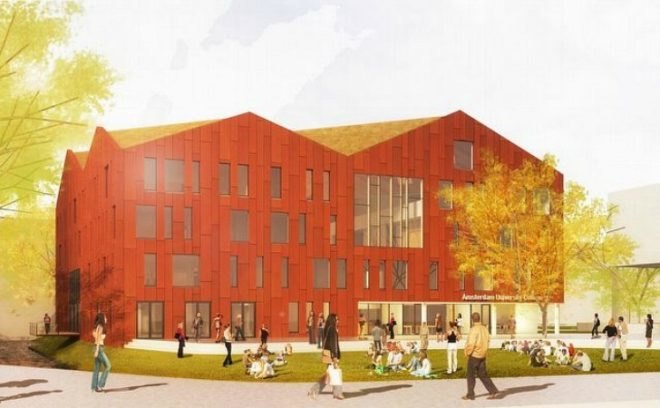 Amsterdam University College, Mecanoo Architecten, Amsterdam, eco college, green roof