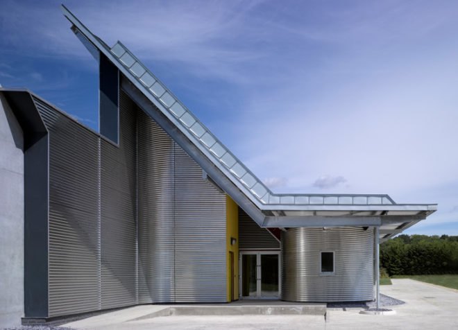 BFI Acetate & Nitrate Film Stores, Edward Cullinan Architects, energy efficient design, BFI, film storage, green roof, UK