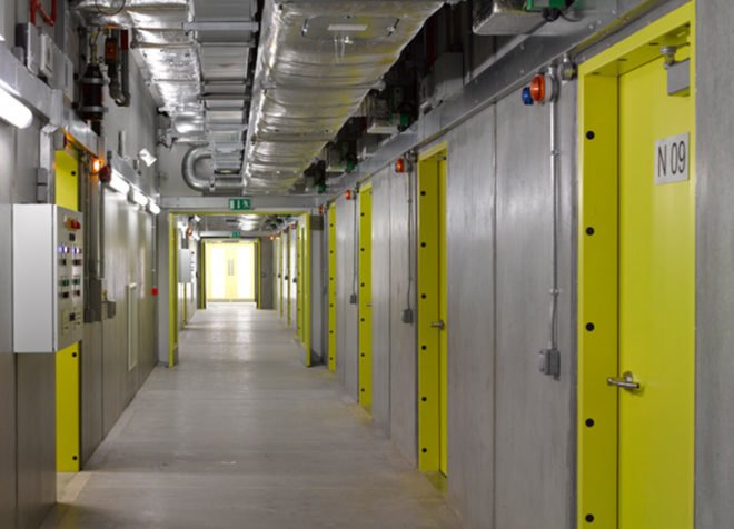BFI Acetate & Nitrate Film Stores, Edward Cullinan Architects, energy efficient design, BFI, film storage, green roof, UK