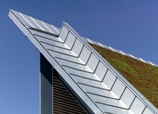 BFI Acetate & Nitrate Film Stores, Edward Cullinan Architects, energy efficient design, BFI, film storage, green roof, UK