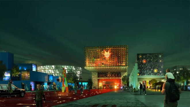 green design, eco design, sustainable design, MVRDV, COBE Architects, Roskilde Festival, Danish Rock Museum, repurposed concrete factory