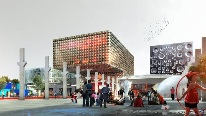 green design, eco design, sustainable design, MVRDV, COBE Architects, Roskilde Festival, Danish Rock Museum, repurposed concrete factory