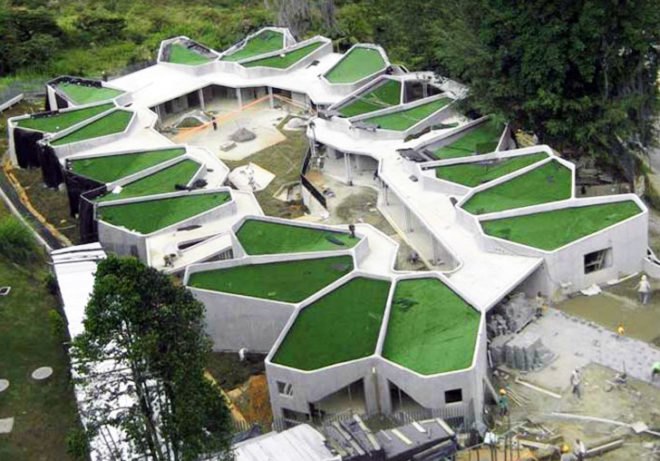 green design, eco design, sustainable design, green roof, Colombia, Aburra Valley, Pajariro Jardin Infantil La Aurora, Ctrl G, green kindergarten