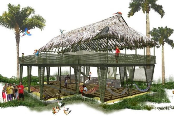 Casa Rio Cedro, Plan B Arquitectura, open air, natural ventilation, palapa, colombia