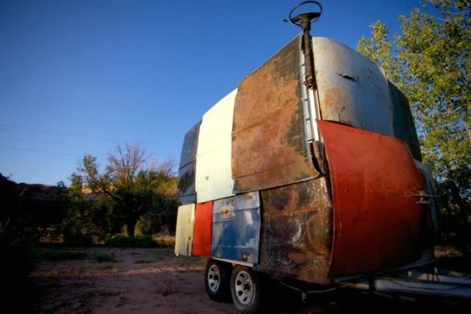design build bluff, 88bikes, mobile bike shop, reclaimed materials, bikes, navajo nation