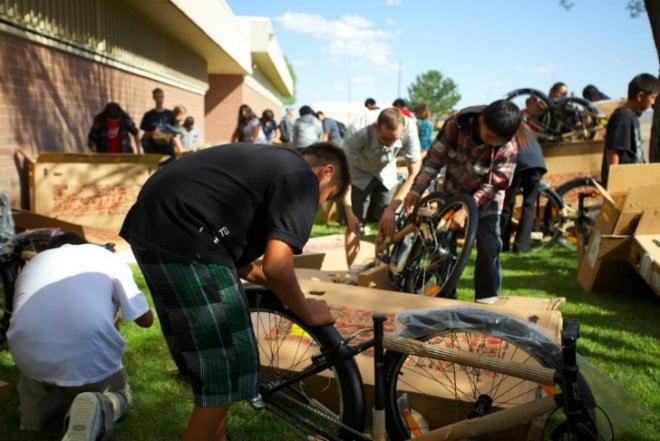 design build bluff, 88bikes, mobile bike shop, reclaimed materials, bikes, navajo nation