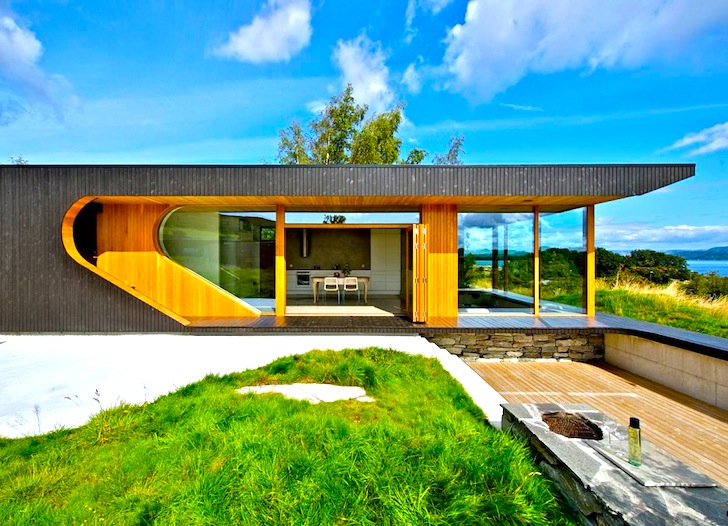 sustainable development, Dalene Cabin, Tommie Wilhelmsen, island retreat, norway, south-facing, natural lighting, minimalist, cabin, eco-design, sustainable design, green design