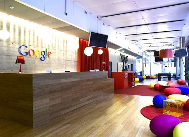 Google, Zurich, Zooglers, Adaptive Reuse, renovation, daylight, glass-partitioning, eco design, sustainable design, green design, collaborative space, green space, daylighting