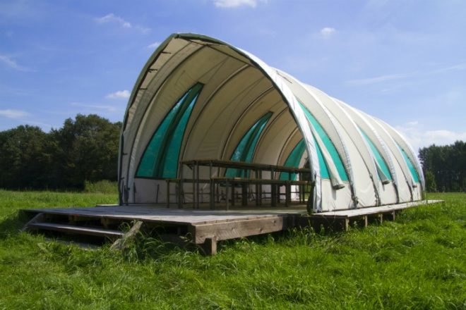Greenhouse Pavilion, Studio Elmo Vermijs, the netherlands, temporary pavilion, recycled materials, upcycled materials