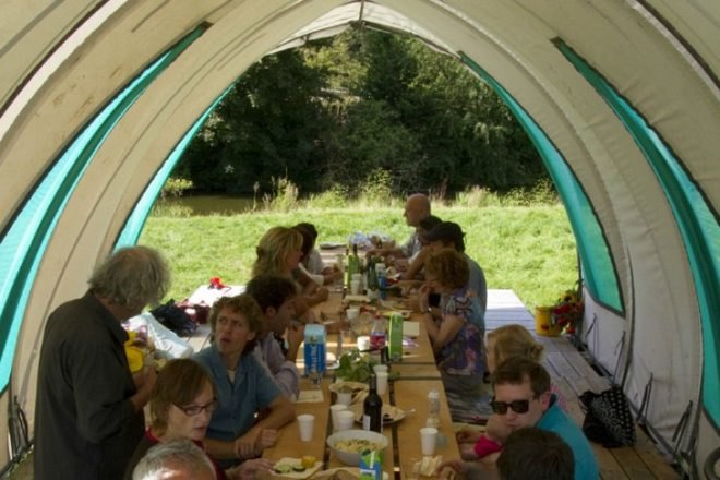 Greenhouse Pavilion, Studio Elmo Vermijs, the netherlands, temporary pavilion, recycled materials, upcycled materials