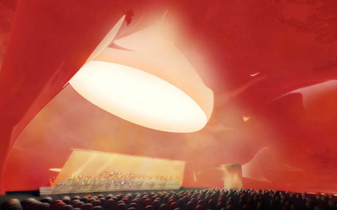 green design, eco design, sustainable design, Ark Nova, A Tribute to Higashi Nihon, Japan, Anish Kapoor, Arata isozaki, inflatable design, inflatable concert hall, Japan disaster