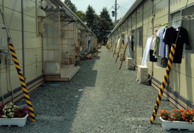 Kesennuma Fish Arch, Keio University, student project, tsunami relief, temporary pavilion, art installation, japan