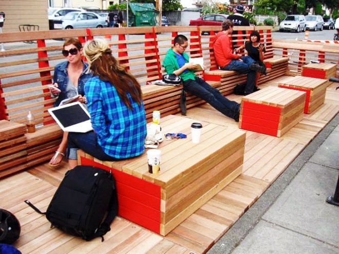 Parallel Park, Vancouver, parking spaces, public lounge, parking space park, urban public space, VIVA Vancouver