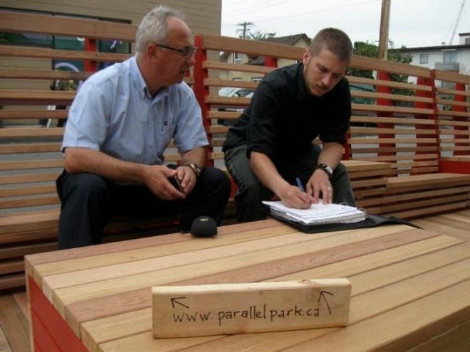 Parallel Park, Vancouver, parking spaces, public lounge, parking space park, urban public space, VIVA Vancouver
