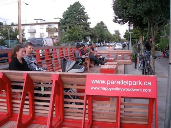 Parallel Park, Vancouver, parking spaces, public lounge, parking space park, urban public space, VIVA Vancouver