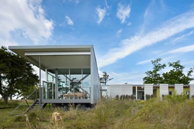 Roundy Residence, Miller Hull Partnership, green home, solar hot water, solar passive design