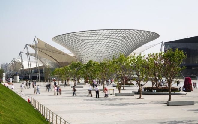 green design, eco design, sustainable design, SBA International, Shanghai, China, World Expo, Expo-Axis, Largest Membrane Roof