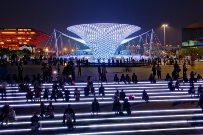 green design, eco design, sustainable design, SBA International, Shanghai, China, World Expo, Expo-Axis, Largest Membrane Roof