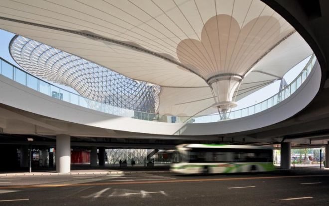green design, eco design, sustainable design, SBA International, Shanghai, China, World Expo, Expo-Axis, Largest Membrane Roof
