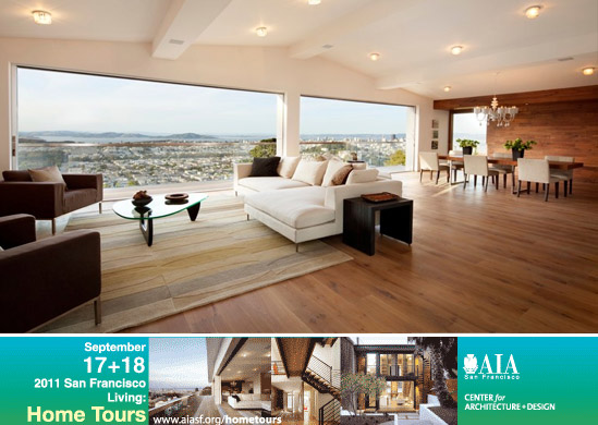 sf living homes, architecture tours san francisco, green homes, home tours, modern architecture, green architecture, AIA san francisco, san francisco design events, green design events