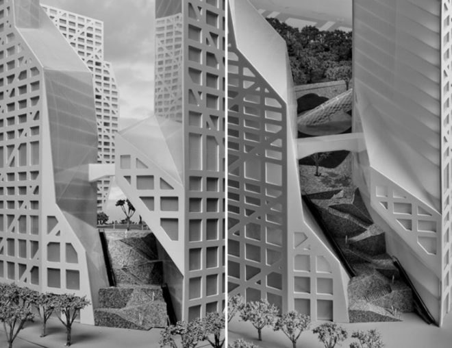 ground source heat pump,Rainwater catchment, public design,Chengdu green building, Steven Holl, China green building, China LEED Gold, China Mega project, Steve Holl China, Green building in China,
