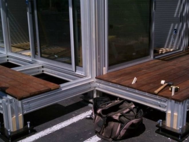 Satellite Office, KitHAUS, prefab office, mobile office, shea homes, san diego