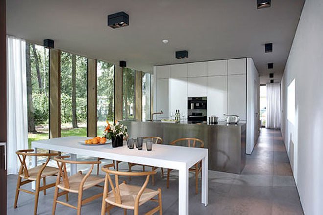green design, eco design, sustainable design, green roof, Minimumhouse, Scheidt Kasprusch, forest retreat, Berlin
