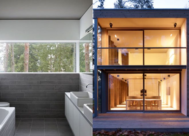 green design, eco design, sustainable design, green roof, Minimumhouse, Scheidt Kasprusch, forest retreat, Berlin