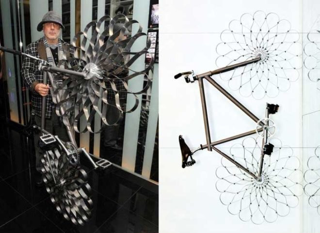 bike, bicycle, art bike, artistic bicycle, artistic bike, cycling, cyclist, soft ride bike, w hotel bike, wow bike, Ron Arad, Ron Arad design, Ron Arad technology, Ron Arad architecture, Ron Arad bike, Ron Arad chair