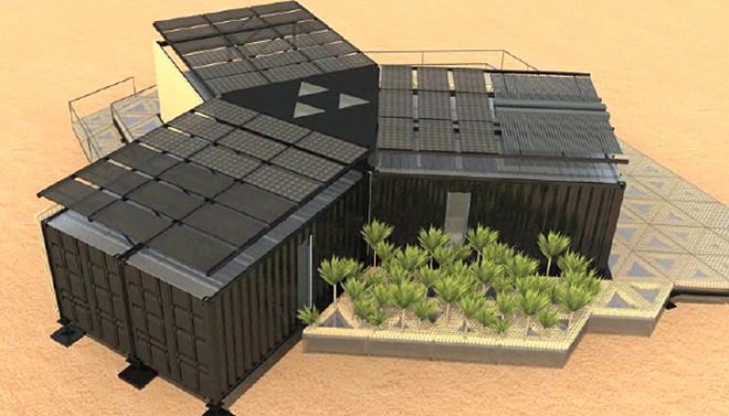 green design, eco design, sustainable design, Solar Decathlon, Washington D.C., Team China, Cargotecture, recycled shipping containers, Y Container, Shanghai, Tongji University, off the grid, photovoltaic roof, solar energy, renewable resources, radiant flooring