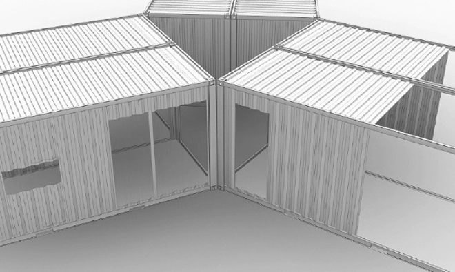 green design, eco design, sustainable design, Solar Decathlon, Washington D.C., Team China, Cargotecture, recycled shipping containers, Y Container, Shanghai, Tongji University, off the grid, photovoltaic roof, solar energy, renewable resources, radiant flooring