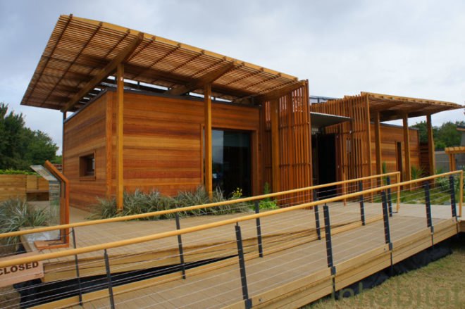 Kiwi Bach, New Zealand Solar Decathlon, Victoria University of Wellington, First Light House, First Light Home, solar decathlon NZ house, NZ solar decathlon, Solar Decathlon; green design; energy efficient; green building; recycled materials; eco design; self sufficient; self sustaining; renewable energy; New Zealand; First Light; native plants