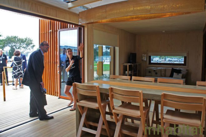 Kiwi Bach, New Zealand Solar Decathlon, Victoria University of Wellington, First Light House, First Light Home, solar decathlon NZ house, NZ solar decathlon, Solar Decathlon; green design; energy efficient; green building; recycled materials; eco design; self sufficient; self sustaining; renewable energy; New Zealand; First Light; native plants