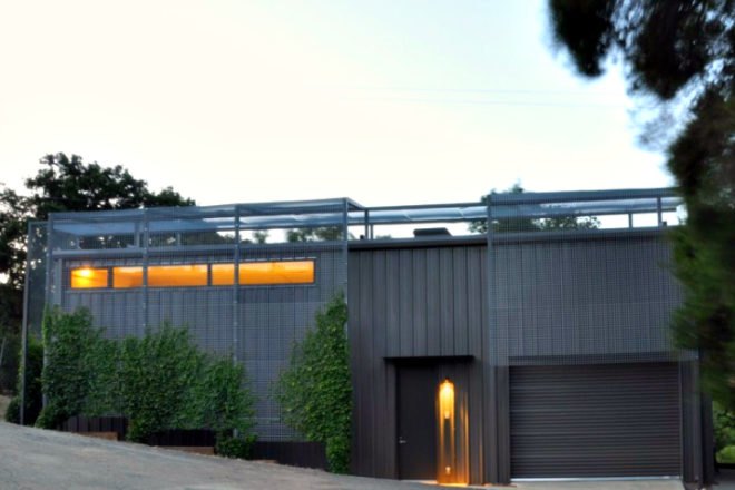 Sonoma Barn, Michael Hennessey Architecture, barn renovation, living shade screen, sonoma, vineyard