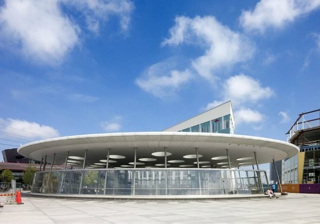 Station Hyllie, Metro Arkitekter, train station, malmo, daylighting, ufo, sweden