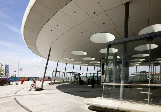 Station Hyllie, Metro Arkitekter, train station, malmo, daylighting, ufo, sweden
