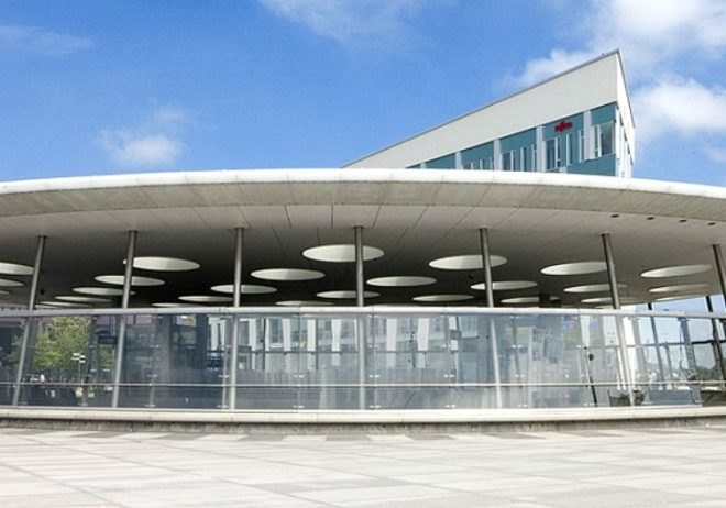 Station Hyllie, Metro Arkitekter, train station, malmo, daylighting, ufo, sweden