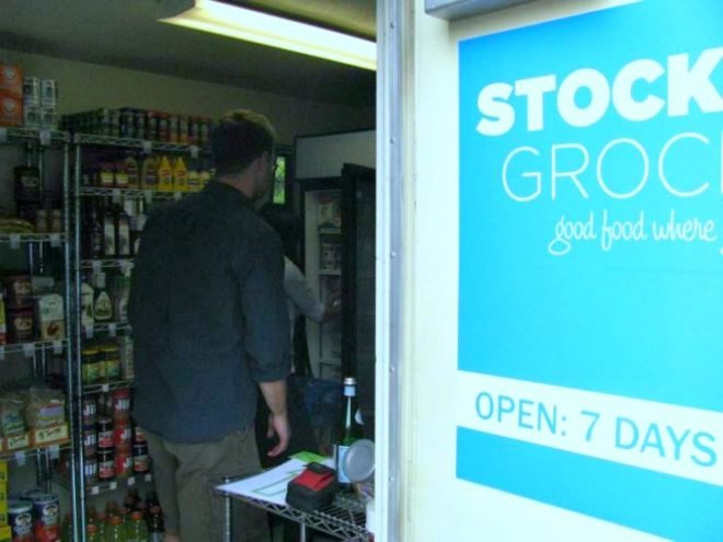 Stockbox Grocers, Prototype, seattle, urban desert, shipping containers, pop up market
