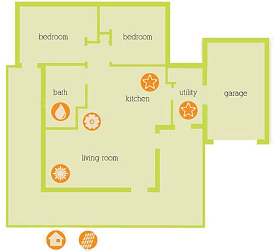 Green Building, Indiana green building, Indiana zero energy house, INhome, LEED platinum, net-zero house, Purdue solar, Purdue solar Decathlon house, Purdue University zero energy home, US Department of Energy Solar Decathlon