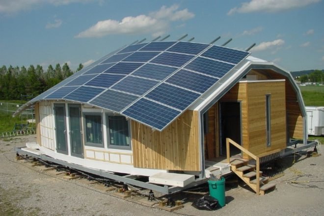 Technological Residence Traditional Living, Solar Decathlon 2011, Team Canada, university of calgary, solar house, tipi, modular house