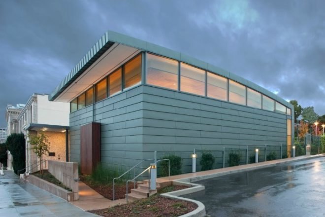 Temple Sinai, Mark Horton Architecture, michael harris architecture, jewish synagogue, leed certification