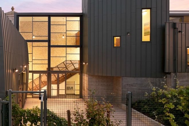 Temple Sinai, Mark Horton Architecture, michael harris architecture, jewish synagogue, leed certification