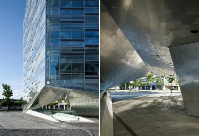 The Crystal, Schmidt Hammer Lassen, crystalline facade, energy efficient design, copenhagen, eco office