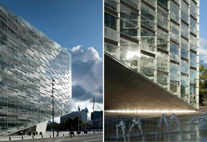 The Crystal, Schmidt Hammer Lassen, crystalline facade, energy efficient design, copenhagen, eco office
