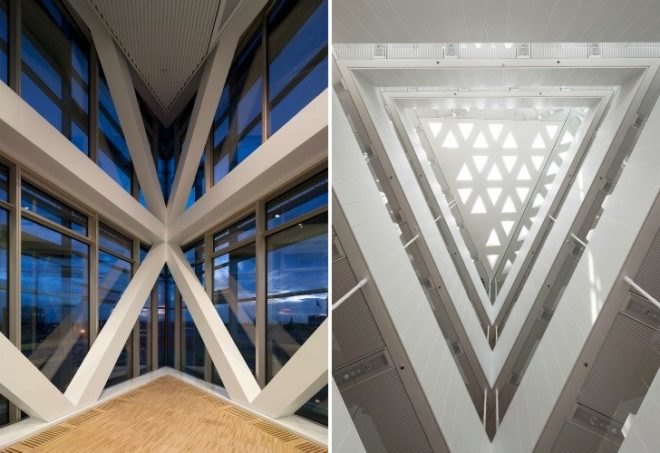 The Crystal, Schmidt Hammer Lassen, crystalline facade, energy efficient design, copenhagen, eco office